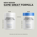Codeage Liposomal Glutathione Supplement - Pure Reduced Setria L-Glutathione, Liposomal Delivery, Phospholipid Complex - Encapsulated Glutathione Powder Pills - Vegan, Non-GMO - 60 Capsules