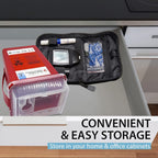 Sharps Containers for Home Use, Needle Disposal, Sharps Disposal, Small Biohazard Containers - 1 Quart