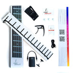 Fret Zealot LED Bass Guitar Fretboard Lights Learning Accessory - EASIEST and BEST Method to Learn To Play Bass Guitar for All Levels, Fits All FULL SIZE Bass Guitars, IOS & Android App included