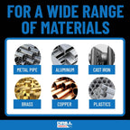 Drill America - POU3/4NPTW/DRILL 3/4" Carbon Steel NPT Pipe Tap and 59/64" High Speed Steel Drill Bit Set, POU Series