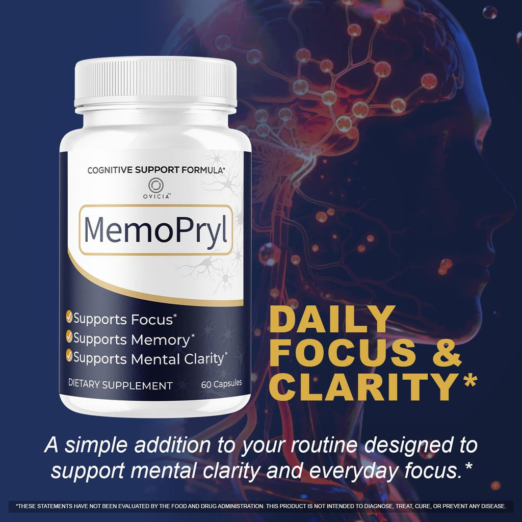 (2 Pack) Memopryl Capsules - MemoPryl Support Advanced Formula, Daily Memo Pryl Pills All Natural Ingredients Premium Formula Vitamins for Overall Health & Wellness Reviews, 120 Capsules for 2 Months