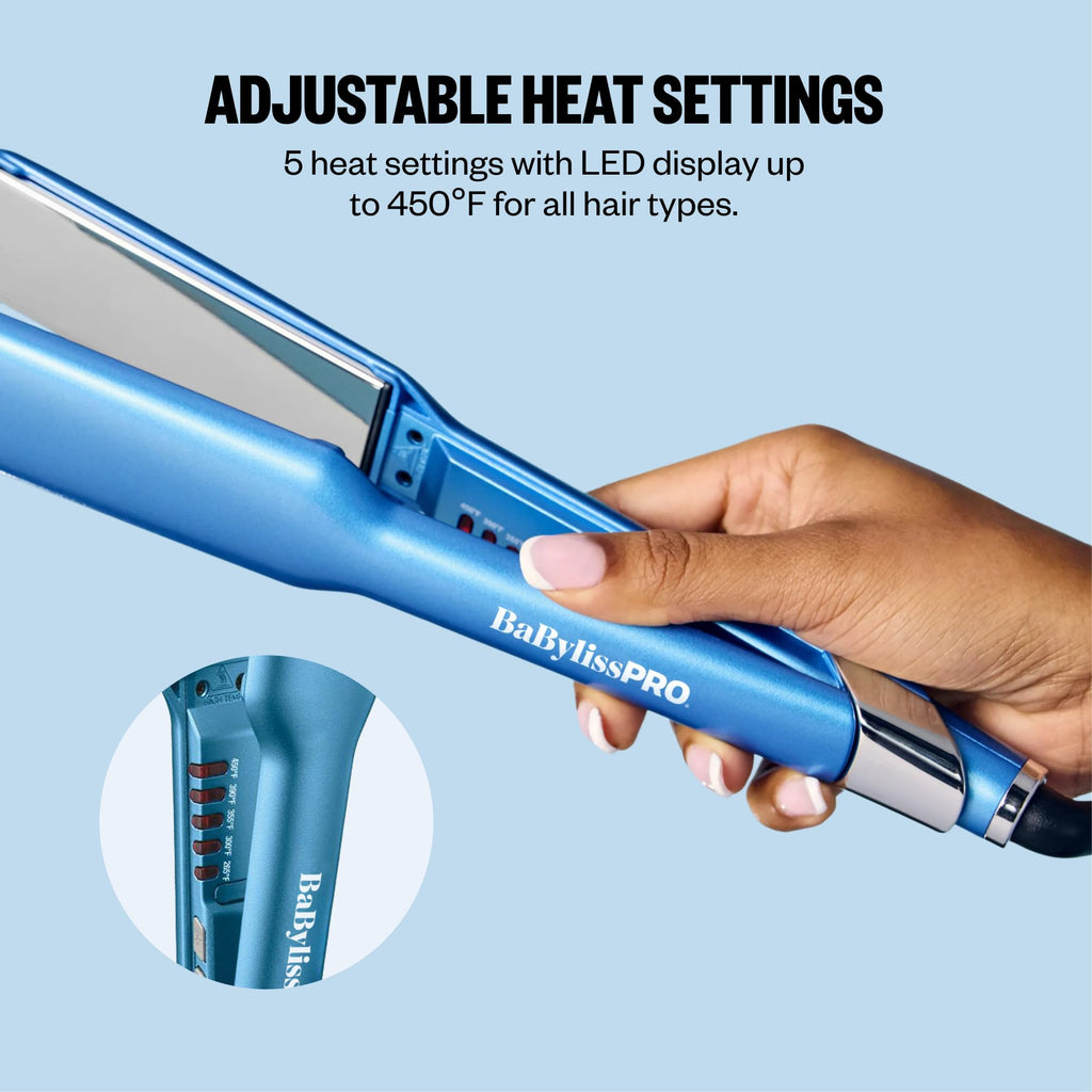 BaBylissPRO The Ultra Sleek Flat Iron, Nano Titanium, 1.5"
