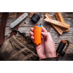Exotac fireSLEEVE Waterproof Floating Lighter Case (Lighter Not Included) with Gas-Lock Strap for Thumb-free Operation, Molded TPE Body for Flexibility, and Super-tough Nylon Cap, Made in the USA