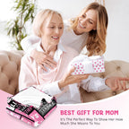 PVDSAVE Mom Birthday Gifts from Daughter, Best Mom Ever Blanket 50"x60"