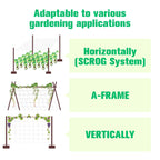 Trellis Netting 5 x 350ft 6x6 in Soft Mesh Garden Netting, Climbing Plants