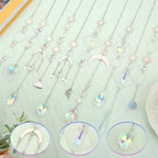 Crystal Suncatcher, 10 Pcs Colorful Sun Catchers Indoor Window Hanging