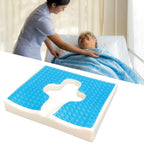 TITA-DONG Breathe Freely Fiber Material Bed Sore Cushions for Butt, Anti Bedsore Cushion, T Shaped Opening Triangular Slope Design Anti Decubitus Cushion for Elderly, Bedridden, Disabled