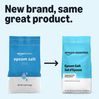 Amazon Essentials Epsom Salt Soak, Magnesium Sulfate USP, 3 Pound, 6-Pack (Previously Amazon Basics)