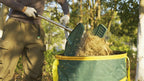 YEELOR Leaf Grabber Rake, 36.6 Inches, 3.3 Pounds（Straight Grip）