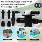 TERGTIRY R172064 Control Valve Kit Compatible with Rainbow Off Line Chlorinator Models 300, 302, 300-19 and 300-29