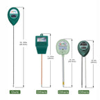 XLUX Long Probe Deep Use Soil Moisture Meter Sensor, Water Monitor Indicator, Hygrometer for Outdoor Indoor Large Pot Plants, Flower, Gardening, Farming, 2 Pack