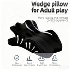 Moodie Intimacy Pillow, Arcova Sweet Spot Pillow, 27° Angle Perfect Position Ergonomic Contoured Support Pillow, Multi-Functional Memory Foam Lounger Cushion Back Support