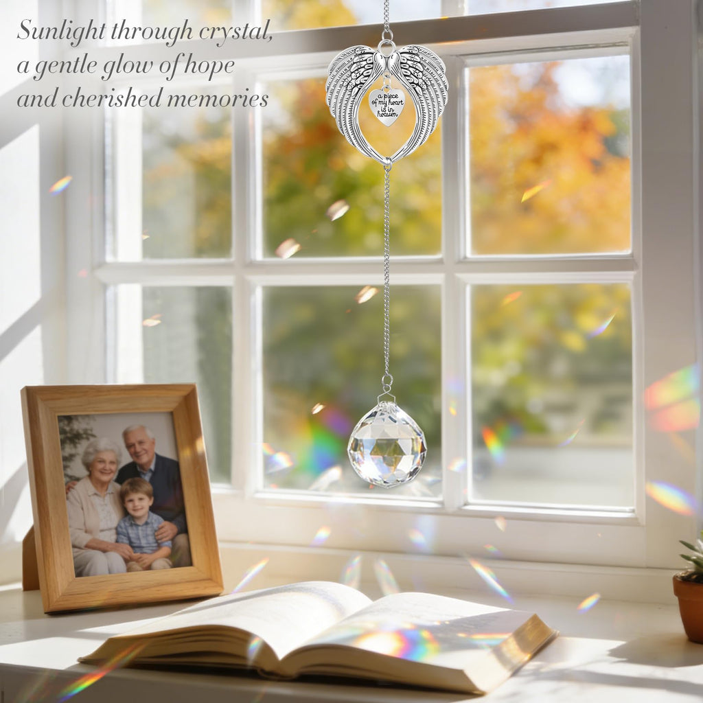 Memorial Sympathy Gifts for Loss of Loved One, Memorial Crystal Suncatcher