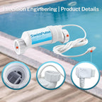 Swimpulse Salt Cell - up to 25,000 Gallons Swimming Pool Chlornie Generator,Salt Cell for Pool, Chlorination Pool Salt Cell Fits for Hayward W3T-Cell-9 BL1T9H