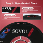 Sovol 3D Printer PETG Filament 1.75mm 1KG (2.2lbs), High Precision, Strong Toughness, Wiring Tightness, Dimensional Accuracy +/- 0.03 mm, 3D Printing PETG Filaments, Red
