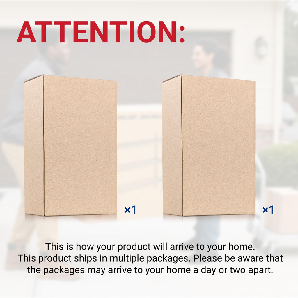 FLEXIMOUNTS 4-Pack 2x4ft 24-inch-by-48-inch Wall Shelf Garage Storage Rack Wall Mounted Floating Shelves, Total 1200lbs Capacity, White, Classic Series