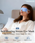 16 Pack Steam Eye Mask for Dry Eyes: Self-Heating Warm Compress for Stye Relief & Digital Eye Strain, FSA&HSA Eligible, Disposable, No Microwave, Travel & Spa Essential, Self-Care Gift, Unscented