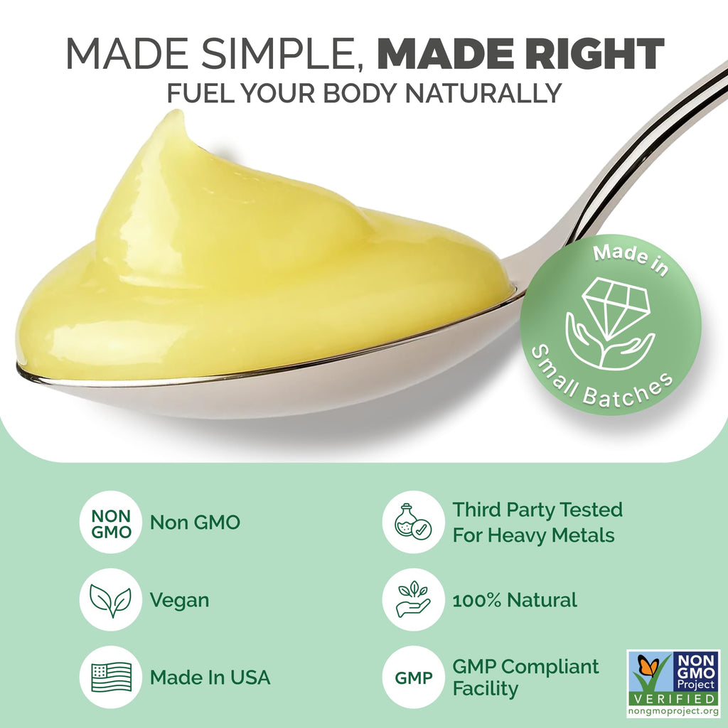 EverSmith Organics - Wildcrafted Irish Sea Moss Gel | Made in USA | Rich in Vitamins & Minerals | Sea Moss Gel Raw | Nutritional Supplement | Pineapple (16 oz)