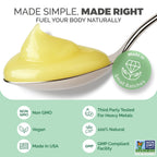 EverSmith Organics - Wildcrafted Irish Sea Moss Gel | Made in USA | Rich in Vitamins & Minerals | Sea Moss Gel Raw | Nutritional Supplement | Pineapple (16 oz)