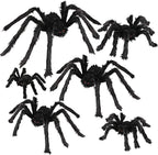 Halloween Decorations Outdoor Large Spiders: 6 Pack Spiders Halloween Decor