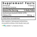 ARG Essential-Biotic Saccharomyces Boulardii - 9 Billion CFU Probiotic Yeast - Gastrointestinal Balance & Immune Function Support - Vegetarian - 20 Servings - 60 Capsules