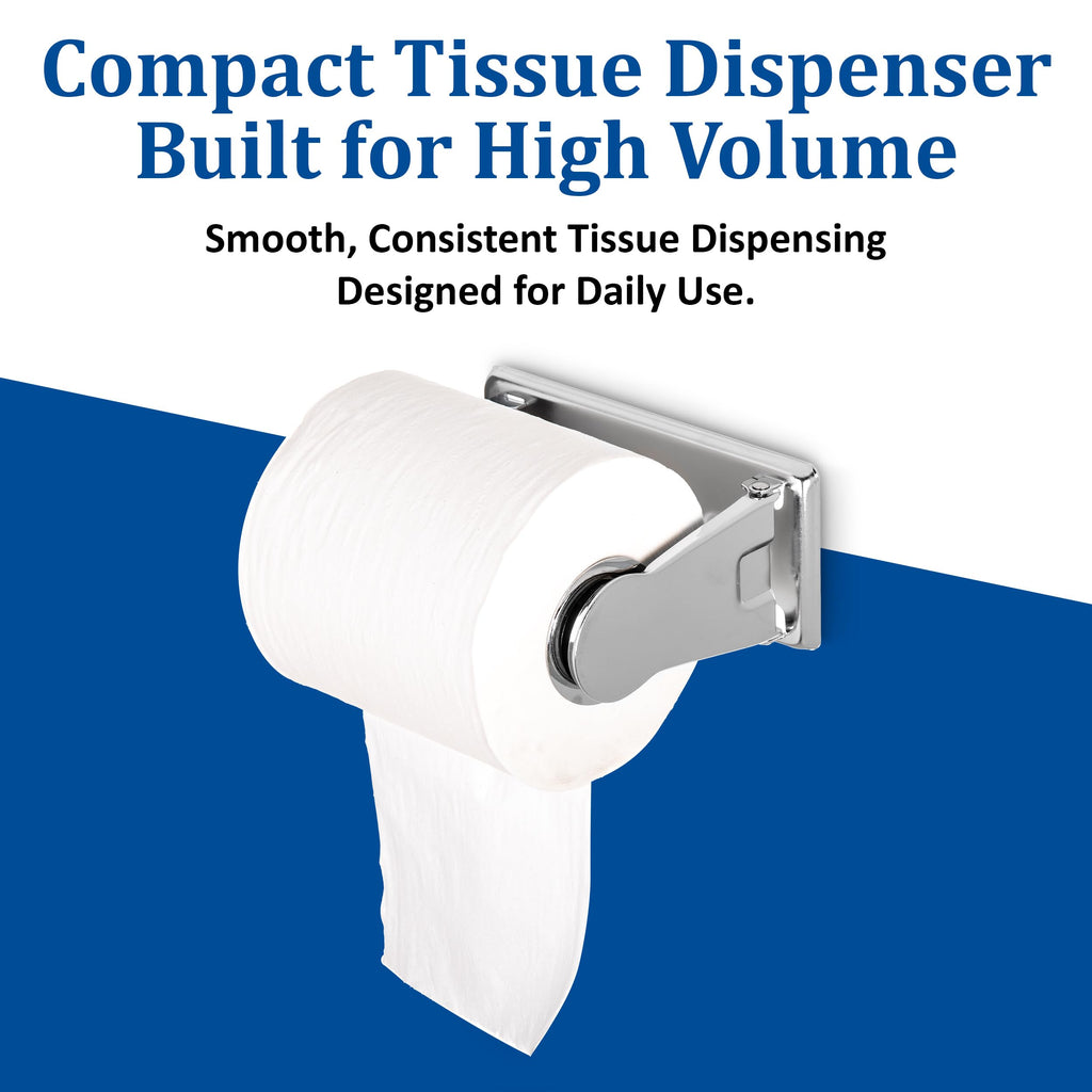 San Jamar SANR200XC Locking Toilet Tissue Dispenser, Plastic, 1 Count