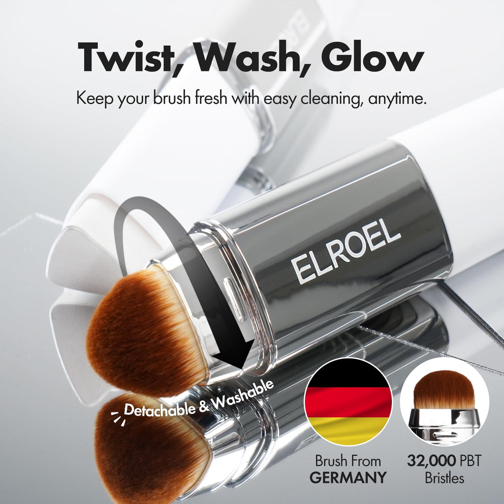ELROEL Blanc Cover Cream Stick V White - Korean Foundation (#202 Natural)