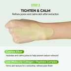 Dr.Melaxin CACTOX 3-STEP NOSE MASK PACK with AHA & PHA for Sebum Softening Pore Tightening Skin Repair 3-Step Nose Pore Pack