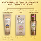 Jergens Natural Glow +Firming Self Tanner Body Lotion, Medium to Deep Skin Tone, Sunless Tanning Moisturizer with Collagen and Elastin, Helps to Visibly Reduce Cellulite, 7.5 Oz, Pack of 2