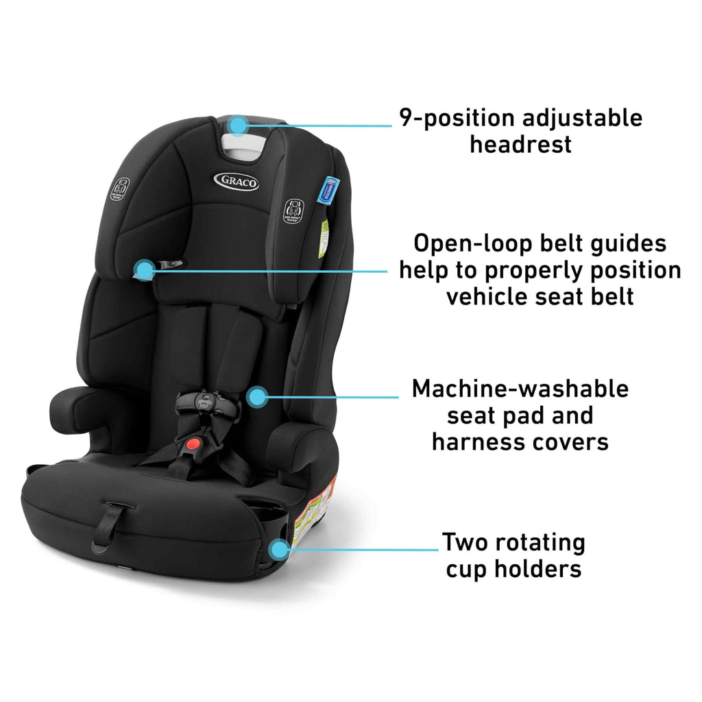 Graco Tranzitions 3-in-1 Harness Booster Car Seat, Proof