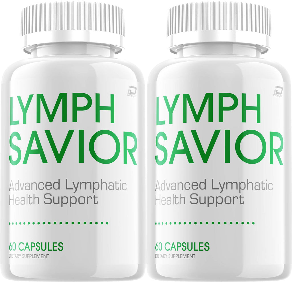 Lymph Savior Capsules – LymphSavior Pills Advanced Formula Natural Ingredients, Reviews - 2 Pack - 120 Capsules
