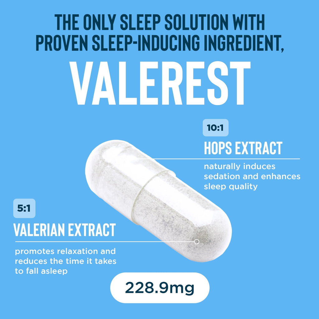 Relaxium Sleep Aid for Adults, Melatonin 5mg with Magnesium Glycinate, Sleep-Promoting Valerest & Ashwagandha, Non-Habit Forming Sleep Supplement, 120 Capsules, 4-Months Supply