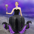 anroog Inflatable Costume Adult Octopus Costume Women Octopus Halloween Blow Up Costumes for Womens Cartoon Cosplay Party