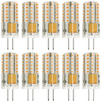 AIMEOKO G4 LED Bulb 12V Bi Pin Base Replace 20W Halogen Bulbs for Home and Landscape Lighting Non-dimmable, 3W Warm White 2700K, 10 Pcs
