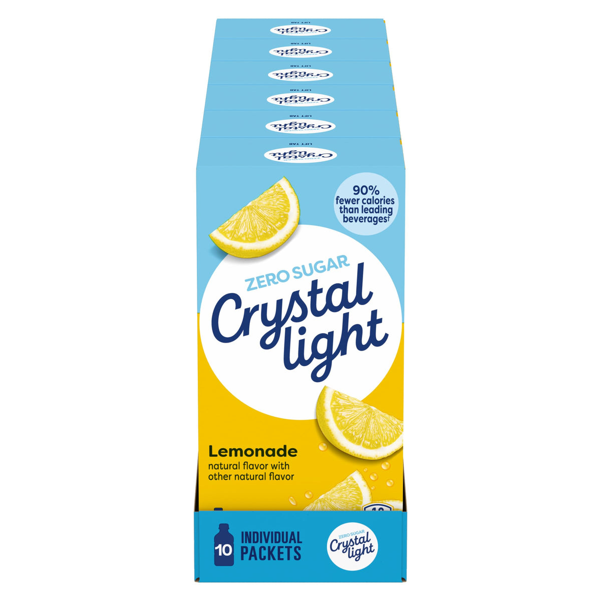 Crystal Light Drink Mix, 120 Packets Lemonade with Other, 0.14 oz each