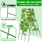 No Assembly Required Cucumber Trellis,2 Pack Trellis for Cucumbers,Outdoor Raised Bed Climbing Plant Support,A-Frame Garden Frame,Used for Vegetables,peas,Tomatoes,Squash,Melon and Fruit Frame