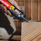 Loctite PL Premium Max Construction Adhesive, 9 fl oz Cartridge, 6 Pack - Versatile Construction Glue for Wood, Concrete, Stone & More