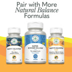 Natural Balance Happy Camper Plus - Supports Relaxation, Mental Energy, Occasional Stress w/KSM-66 Ashwagandha, L Theanine 200mg, Passion Flower, Lemon Balm, Holy Basil, 60-Day Guarantee, 30 Servings