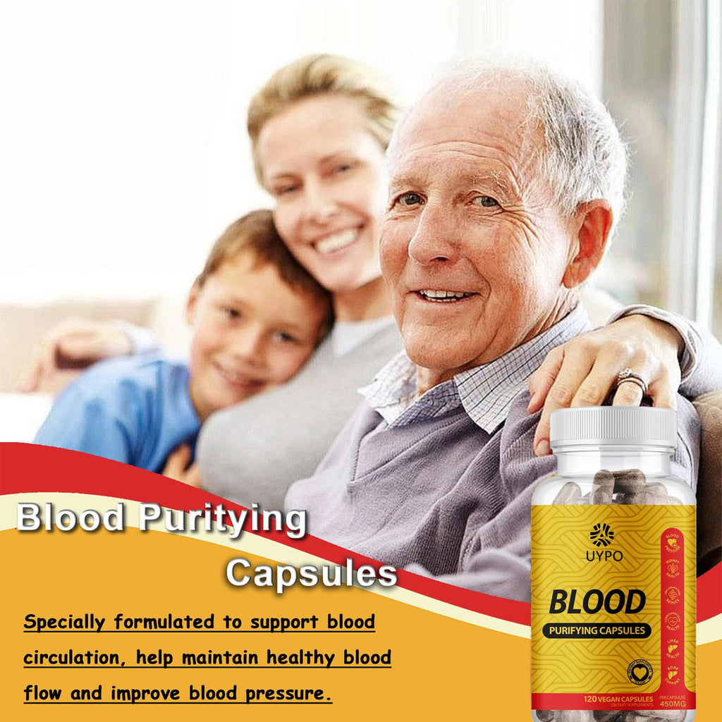 UYPO Blood Purifying Capsules, Gluten Free, GMO-Free, Vegan 450 mg (1PC)