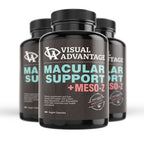 Visual Advantage® Macular Support + Meso-Z – Blue Light Eye Vitamin with Triple Antioxidants for Advanced Protection Against Digital Screens (180-Count)