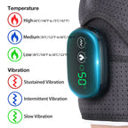 BINGONE Heated Shoulder Wrap, Shoulder Heating Pads Massager for Men Women, Electric Cordless Vibration Massage Heated Shoulder Braces with 3 Heating Setting, Left Right Shoulder Massage