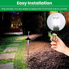 Makergroup T3 G4 Bi-pin LED Light Bulbs, 12VAC/DC Low Voltage 3Watt Daylight White 6000K for Outdoor Landscape Lighting Path Deck Step Paver Driveway Lights 4-Pack