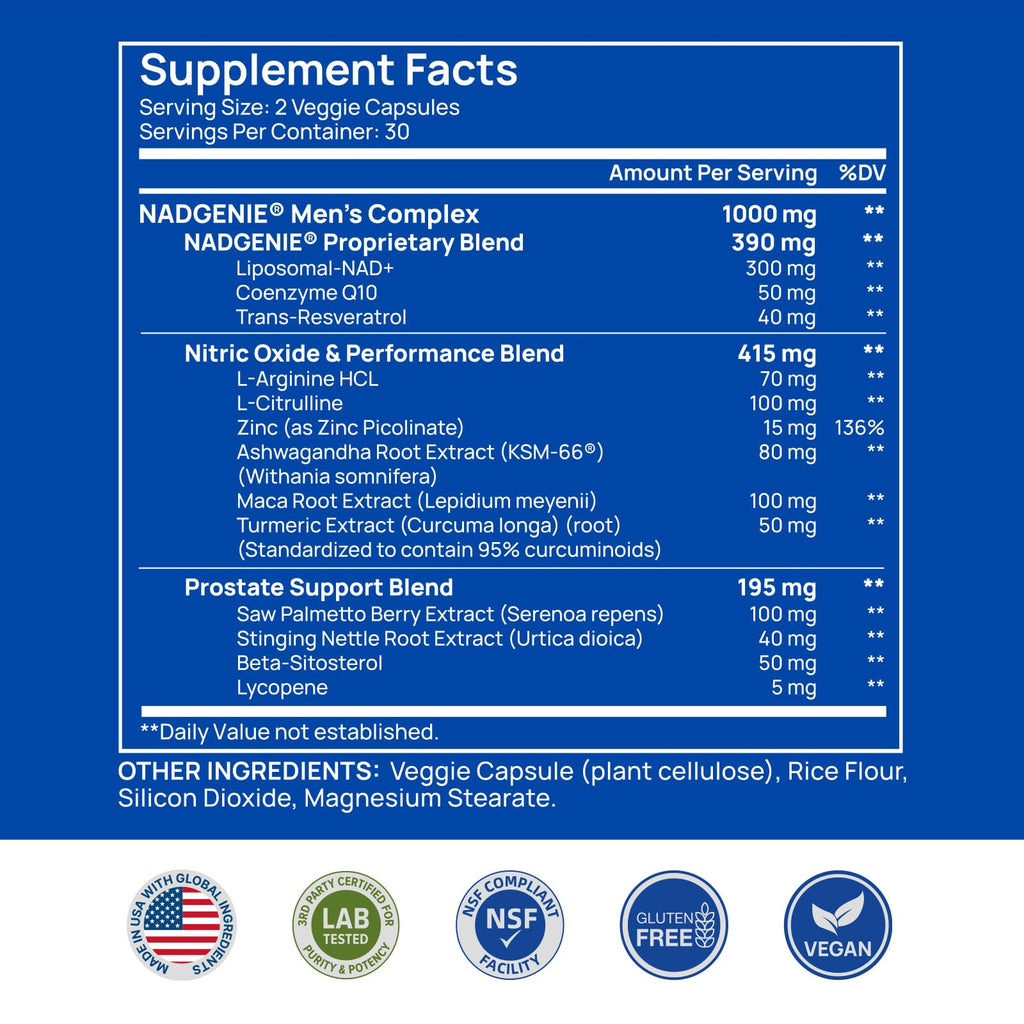 Selerb NAD+ Supplements for Men Set of 2