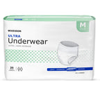 McKesson Ultra Adult Incontinence Underwear, [80 Count], Heavy Absorbency, Medium, 32-44 in. Unisex Bladder Leak Protection, Pull-On Style with Tear-Away Sides, Postpartum and Incontinence Support