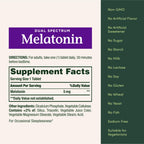 Nature’s Bounty Melatonin 5mg Dual Spectrum, 100% Drug Free Sleep Supplement, Quick Release and Extended Release, Promotes Relaxation and Sleep Health, 60 Bi-Layer Tablets