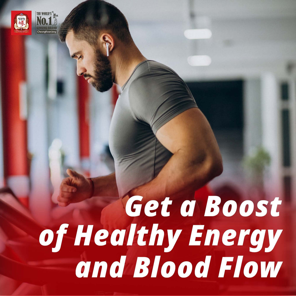 CheongKwanJang Hong Sam Won Plus - Korean Red Ginseng Drink, Korean Red Panax Ginseng Extract Drinks, Pre Workout Energy Drink for Men & Women, Korean Food, Boost Productivity - 60 Pouches