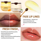 9PCS Bee Lip Balm Honey Pot,Honey Lip Balm Bulk,Hydrating Sleeping Lips Mask Overnight with Sticks,Lips Mask HoneyPot Moisturizing Reduce Lip Lines,Hydrating Prevention Dry &Cracked Lips Care