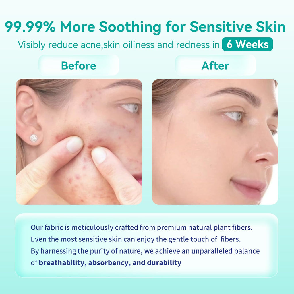 Face Towels, 10"×12" Disposable Face Towel, Face Towelettes XL, Ultra Soft Makeup Remover Dry Wipes, Thick Face Towel for Cleansing,100 Count (2 Pack)
