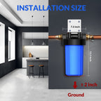 SimPure DB10P 10" *4.5" Whole House Sediment Water Filter Housing