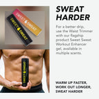 Sports Research Sweet Sweat Waist Trimmer (Core Series) - Premium Sweat Enhancing Fitness Band for Women & Men - Adjustable Fit �� Latex-Free Neoprene - Pink Logo, Medium
